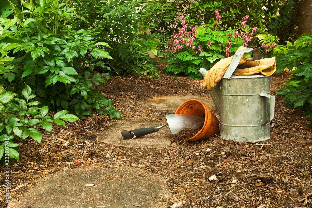 do it yourself landscaping ideas front yard: Replace your old mulch