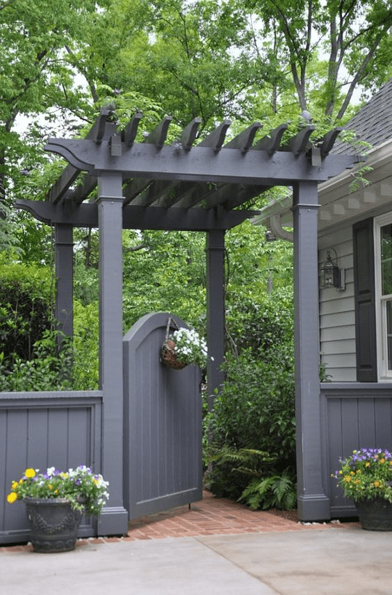 small backyard landscaping ideas - add a pergola