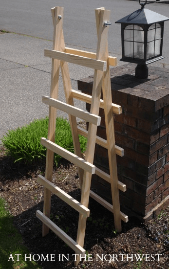 how to build a diy vertical trellis